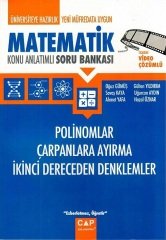 Çap Yayınları Üniversite Hazırlık Matematik Polinomlar Çarpanlara Ayırma İkinci Dereceden Denklemler Konu Anlatımlı Soru Bankası Video Çözümlü Çap Yayınları