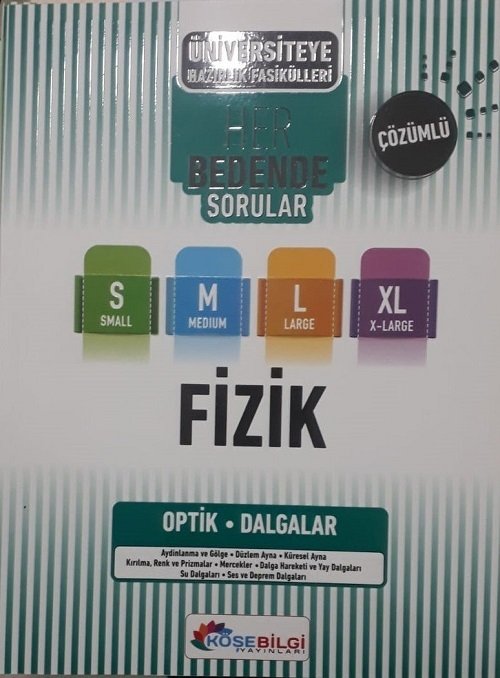 Köşebilgi YKS TYT AYT Fizik Optik ve Dalgalar Her Bedende Soru Bankası Köşebilgi Yayınları