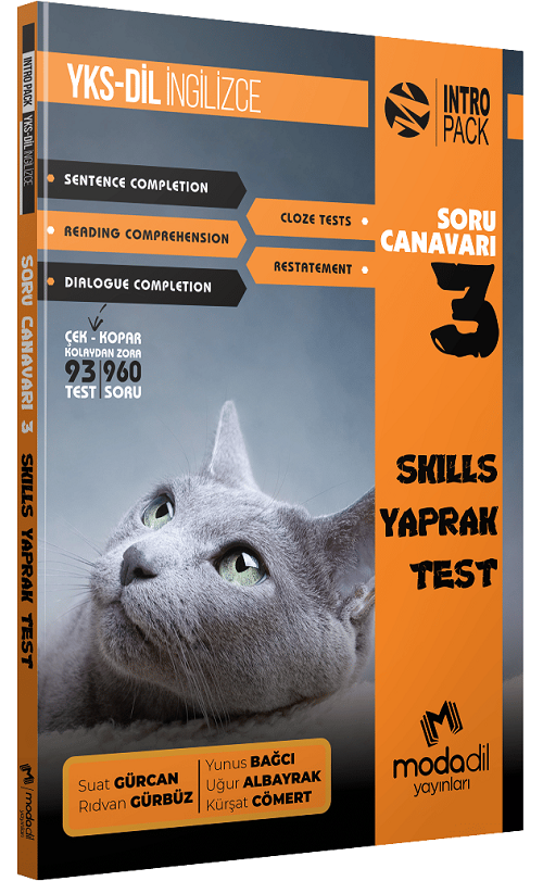 Modadil YKS DİL İngilizce Soru Canavarı-3 Skills Yaprak Test İntro Pack Modadil Yayınları