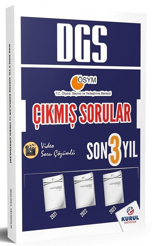 Kurul DGS Son 3 Yıl Çıkmış Sorular Video Çözümlü Kurul Yayıncılık