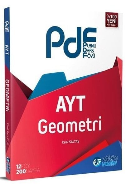 SÜPER FİYAT - Eğitim Vadisi YKS AYT Geometri PDF Planlı Ders Föyü Konu Anlatımlı Eğitim Vadisi Yayınları