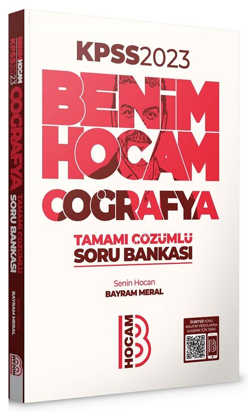 Benim Hocam 2023 KPSS Coğrafya Soru Bankası Çözümlü - Bayram Meral Benim Hocam Yayınları