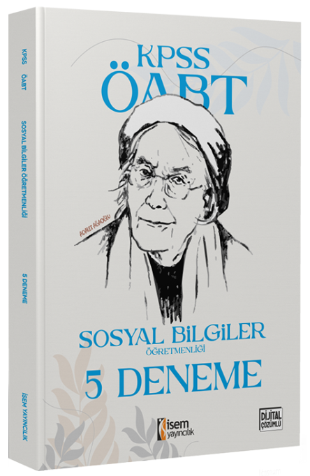 İsem 2023 ÖABT Sosyal Bilgiler Öğretmenliği 5 Deneme Çözümlü İsem Yayıncılık