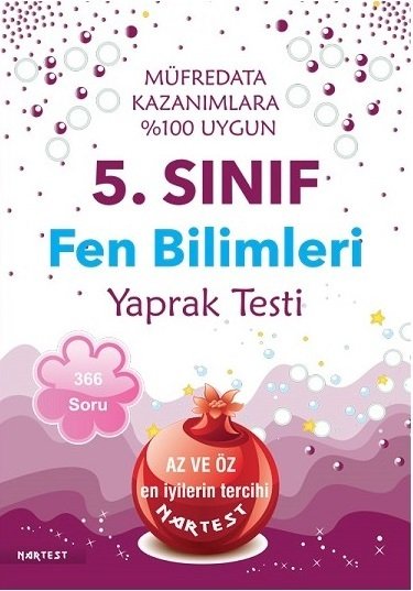 Nartest 5. Sınıf Fen Bilimleri Yaprak Test Nartest Yayınları