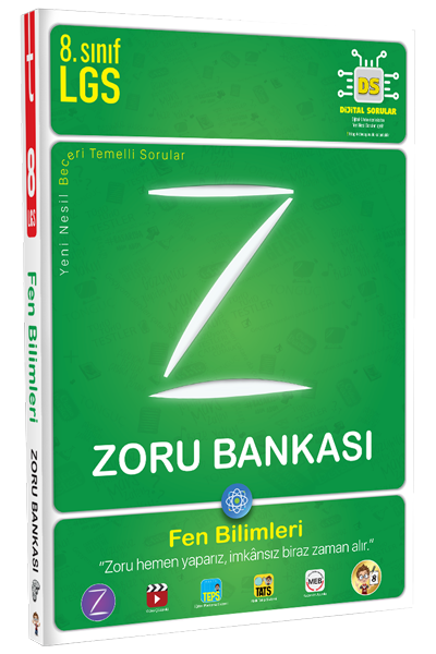 Tonguç 8. Sınıf LGS Fen Bilimleri Zoru Soru Bankası Tonguç Akademi