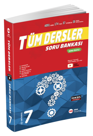 SÜPER FİYAT - SBM Yayınları 7. Sınıf Tüm Dersler Soru Bankası SBM Yayınları