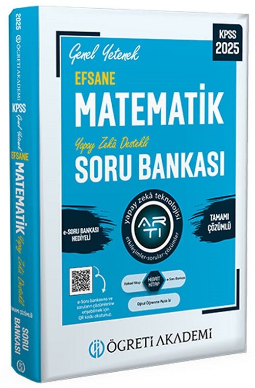 Öğreti 2025 KPSS Matematik Efsane Soru Bankası Çözümlü Öğreti Akademi