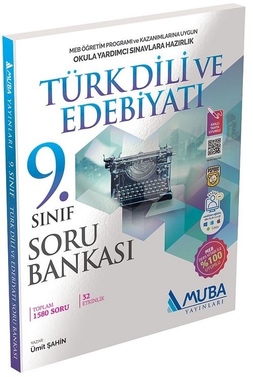 Muba 9. Sınıf Türk Dili ve Edebiyatı Soru Bankası Muba Yayınları