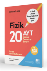 Nihat Bilgin YKS AYT Fizik 20 Deneme Nihat Bilgin Yayınları