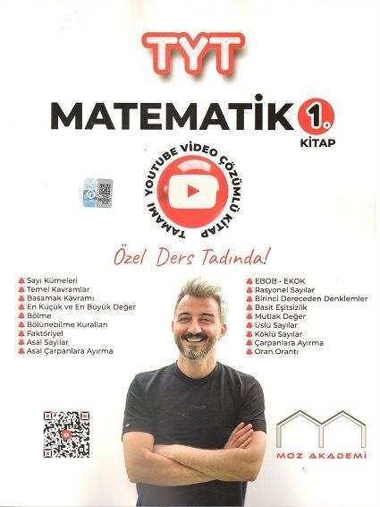 Alan YKS TYT AYT Matematik Moz Akademi Soru Bankası 1. Kitap Alan Yayınları