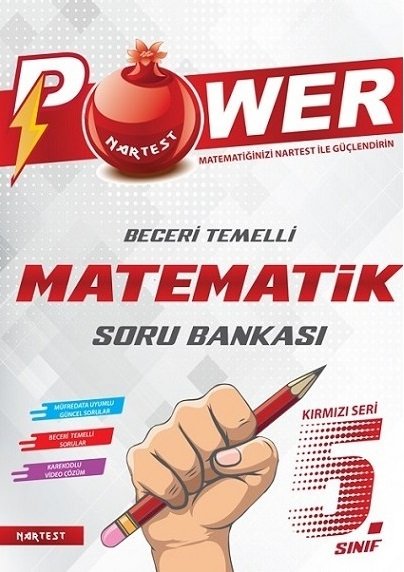 Nartest 5. Sınıf Matematik Power Soru Bankası Nartest Yayınları