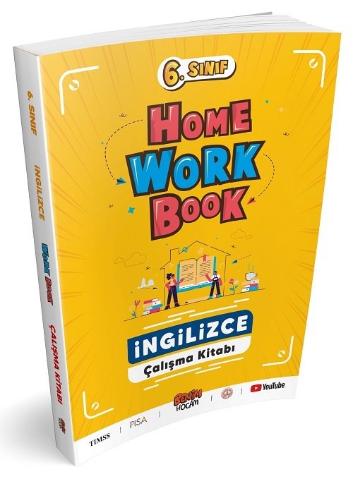 Benim Hocam 6. Sınıf İngilizce Home Work Book Çalışma Kitabı Benim Hocam Yayınları