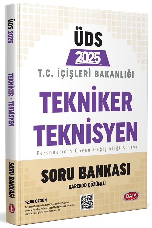 Data 2025 GYS ÜDS İçişleri Bakanlığı Tekniker Teknisyen Soru Bankası Ünvan Değişikliği Data Yayınları