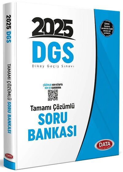 Data 2025 DGS Soru Bankası Çözümlü Data Yayınları