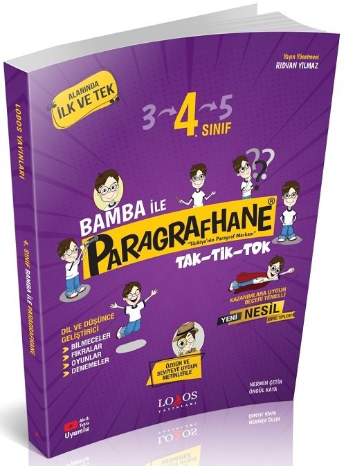 Lodos 4. Sınıf Bamba ile Paragrafhane Soru Bankası Lodos Yayınları