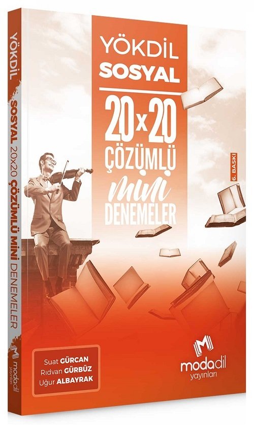 Modadil YÖKDİL Sosyal 20x20 Mini Denemeler Çözümlü Modadil Yayınları