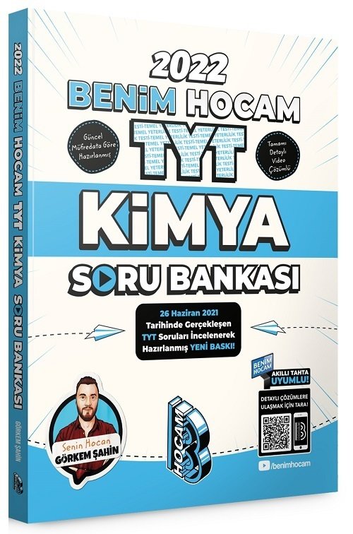 SÜPER FİYAT - Benim Hocam 2022 YKS TYT Kimya Soru Bankası - Görkem Şahin Benim Hocam Yayınları