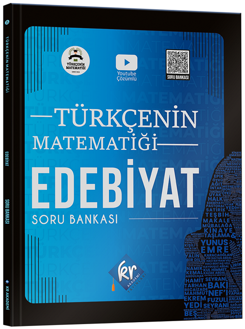 KR Akademi YKS TYT AYT KPSS Türkçenin Matematiği Edebiyat Soru Bankası - Gamze Özdin KR Akademi Yayınları