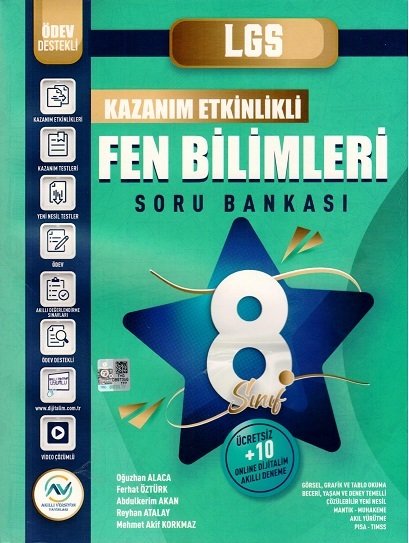 Av Yayınları 8. Sınıf LGS Fen Bilimleri Kazanım Etkinlikli Soru Bankası Av Yayınları