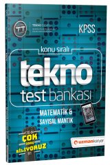 SÜPER FİYAT - Uzman Kariyer KPSS Matematik Tekno Test Bankası Yaprak Test Uzman Kariyer Yayınları