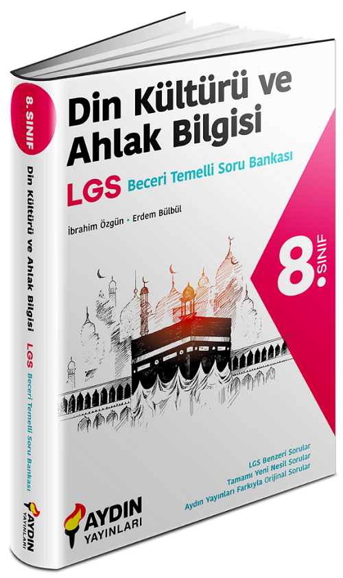 Aydın 8. Sınıf LGS Din Kültürü ve Ahlak Bilgisi Beceri Temelli Soru Bankası Aydın Yayınları