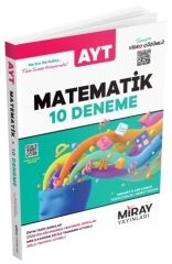 Miray YKS AYT Matematik 10 Deneme Video Çözümlü Miray Yayınları