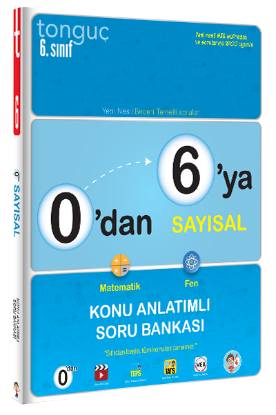 Tonguç 6. Sınıf 0 dan 6 ya Sayısal Konu Anlatımlı Soru Bankası Tonguç Akademi