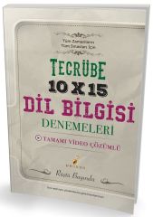 Pelikan KPSS DGS ALES YKS Dil Bilgisi Tecrübe 10x15 Deneme Çözümlü - Rüştü Bayındır Pelikan Yayınları