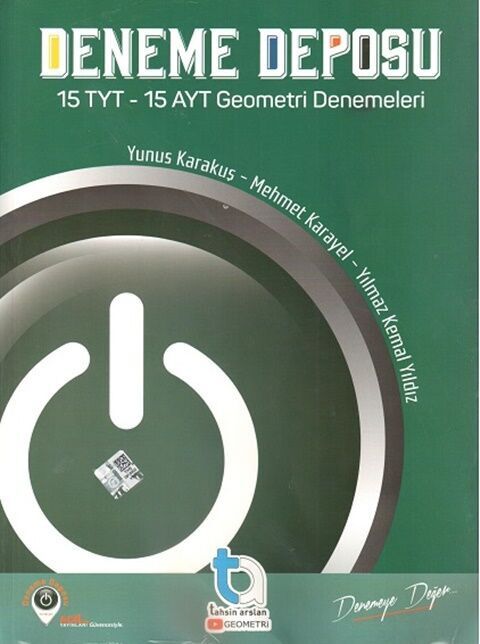 Deneme Deposu YKS 15 TYT 15 AYT Geometri Denemeleri Deposu Yayınları