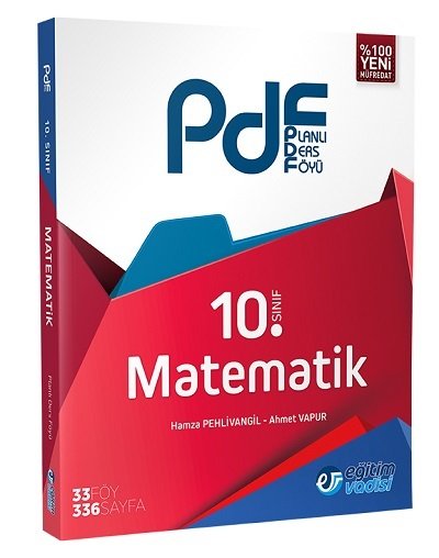 SÜPER FİYAT - Eğitim Vadisi 10. Sınıf Matematik PDF Planlı Ders Föyü Konu Anlatımlı Eğitim Vadisi Yayınları