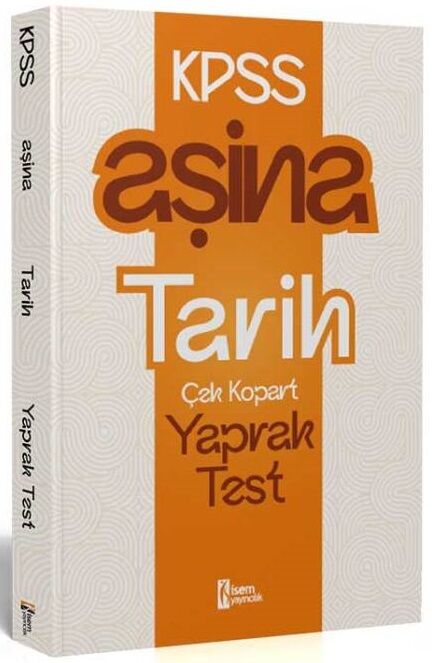 İsem 2025 KPSS Tarih Aşina Yaprak Test İsem Yayınları