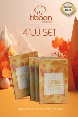 Tibbon Season Autumn Midi Defter Dikişli 4 lü Set - 61