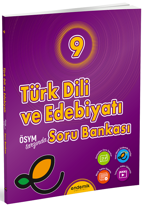 Endemik 9. Sınıf Türk Dili ve Edebiyatı Soru Bankası Endemik Yayınları