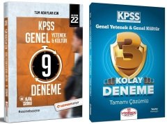 SÜPER FİYAT - Uzman Kariyer + Yönerge KPSS Genel Yetenek Genel Kültür 9 + Kolay 9 Deneme 3 lü Set Uzman Kariyer + Yönerge Yayınları