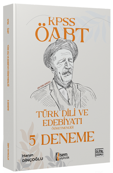 İsem 2025 ÖABT Türk Dili ve Edebiyatı Öğretmenliği 5 Deneme Çözümlü İsem Yayıncılık