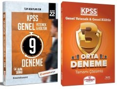 Uzman Kariyer + Yönerge 2022 KPSS 9 + Orta 9 Deneme 3 lü Set Uzman Kariyer + Yönerge Yayınları