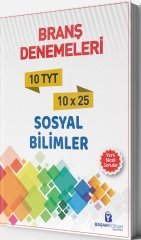 Başarıyorum YKS TYT Sosyal Bilimler 10x25 Deneme Başarıyorum Yayınları