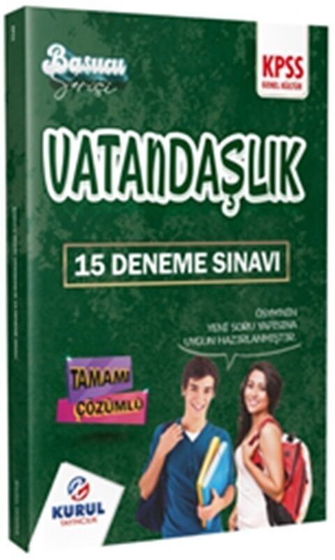 SÜPER FİYAT - Kurul KPSS Vatandaşlık Başucu Serisi 15 Deneme Çözümlü Kurul Yayıncılık