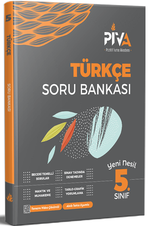 Piva 5. Sınıf Türkçe Soru Bankası Piva Yayınları