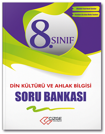 Çizge 8. Sınıf Din Kültürü ve Ahlak Bilgisi Soru Bankası Çizge Yayınları