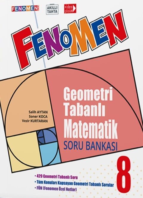 Gama 8. Sınıf Geometri Tabanlı Matematik Fenomen Soru Bankası Gama Yayınları