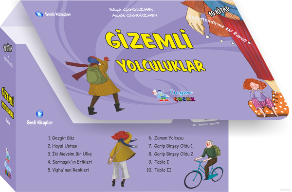 Üçgen Çocuk Gizemli Yolculuklar 10 Kitap Set Üçgen Çocuk Yayınları