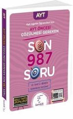 Karekök YKS AYT Öncesi Çözülmesi Gereken Eşit Ağırlık Son 987 Soru Bankası Karekök Yayınları