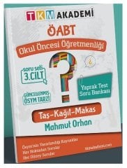 TKM Akademi ÖABT Okul Öncesi Öğretmenliği Yaprak Test Soru Bankası Çözümlü 3. Cilt - Mahmut Orhan TKM Akademi