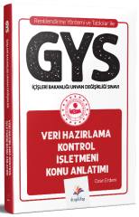 Dizgi Kitap 2021 GYS İçişleri Bakanlığı Veri Hazırlama Kontrol İşletmenliği Konu Anlatımı Görevde Yükselme Dizgi Kitap