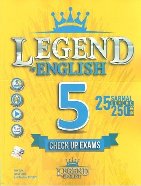 Legend 5. Sınıf İngilizce Check Up Exams 25 Deneme Legend English