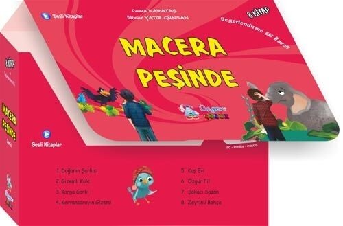 Üçgen Çocuk Macera Peşinde 8 Kitap Set Üçgen Çocuk Yayınları