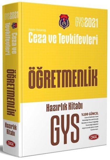 Data 2021 GYS Ceza Tevkifevleri Öğretmenlik Konu Anlatımlı Hazırlık Kitabı Data Yayınları