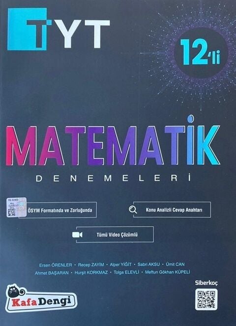 Kafadengi YKS TYT Matematik 12 li Branş Denemesi Kafadengi Yayınları