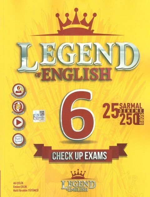 Legend 6. Sınıf İngilizce Check Up Exams 25 Deneme Legend English